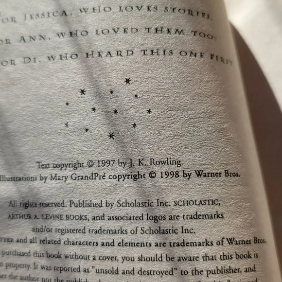 Harry Potter and the Sorcerer Stone 1997 - Picture 3 of 6